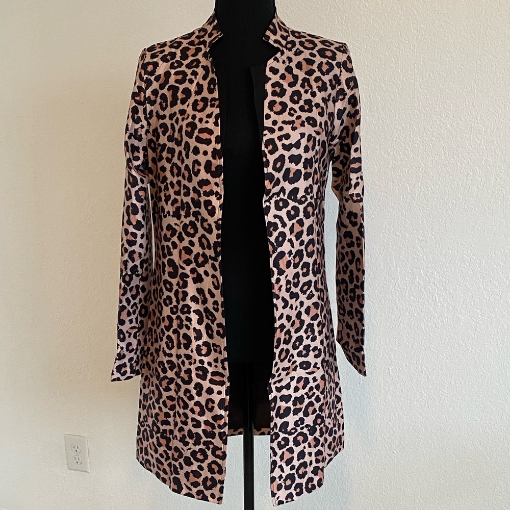 Leopard Print Women's Coat